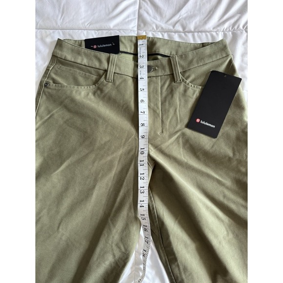 Lululemon ABC Slim-Fit Pant 32"L *Utilitech BALF Bay Leaf Green Men's Size 28 - Picture 4 of 11